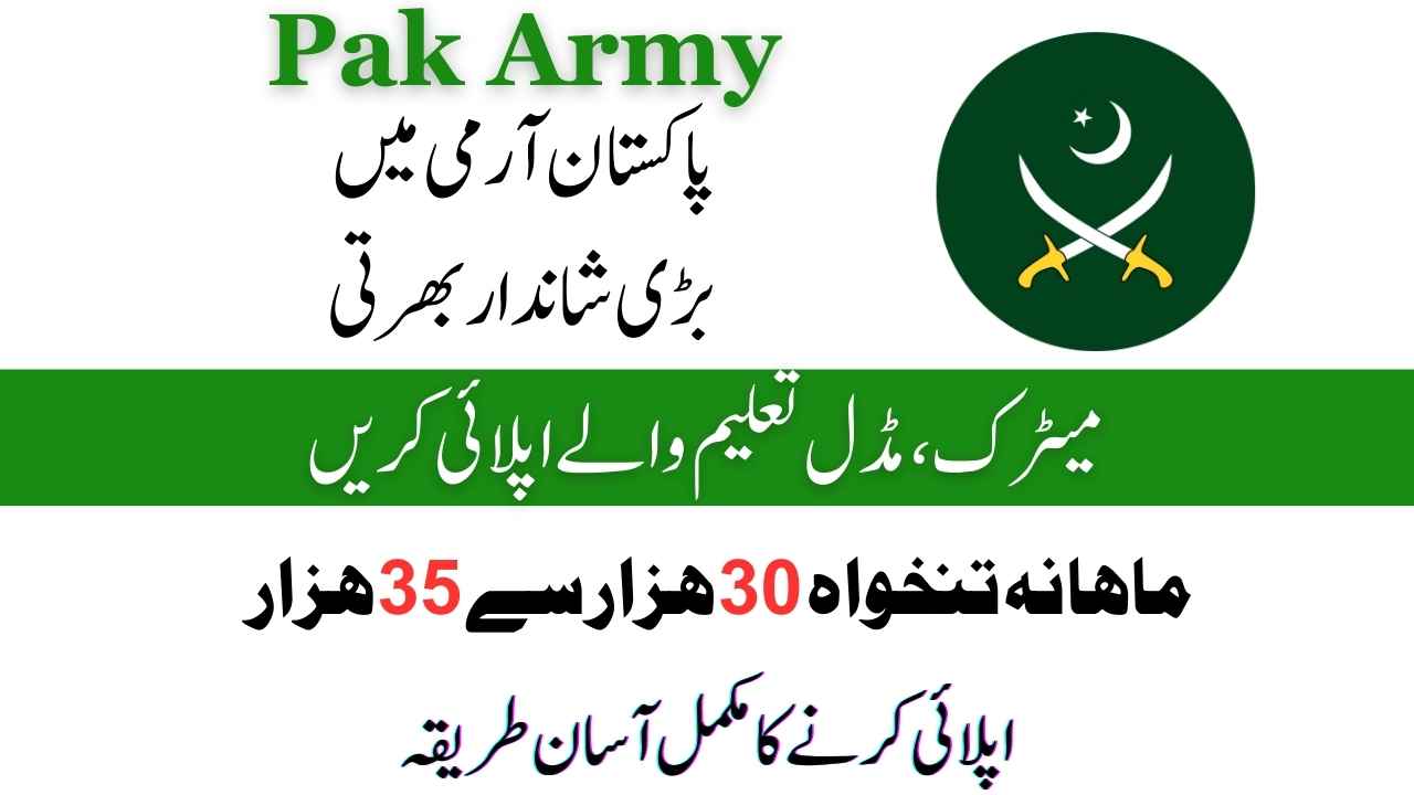 Pak Army Civilian Jobs 2023